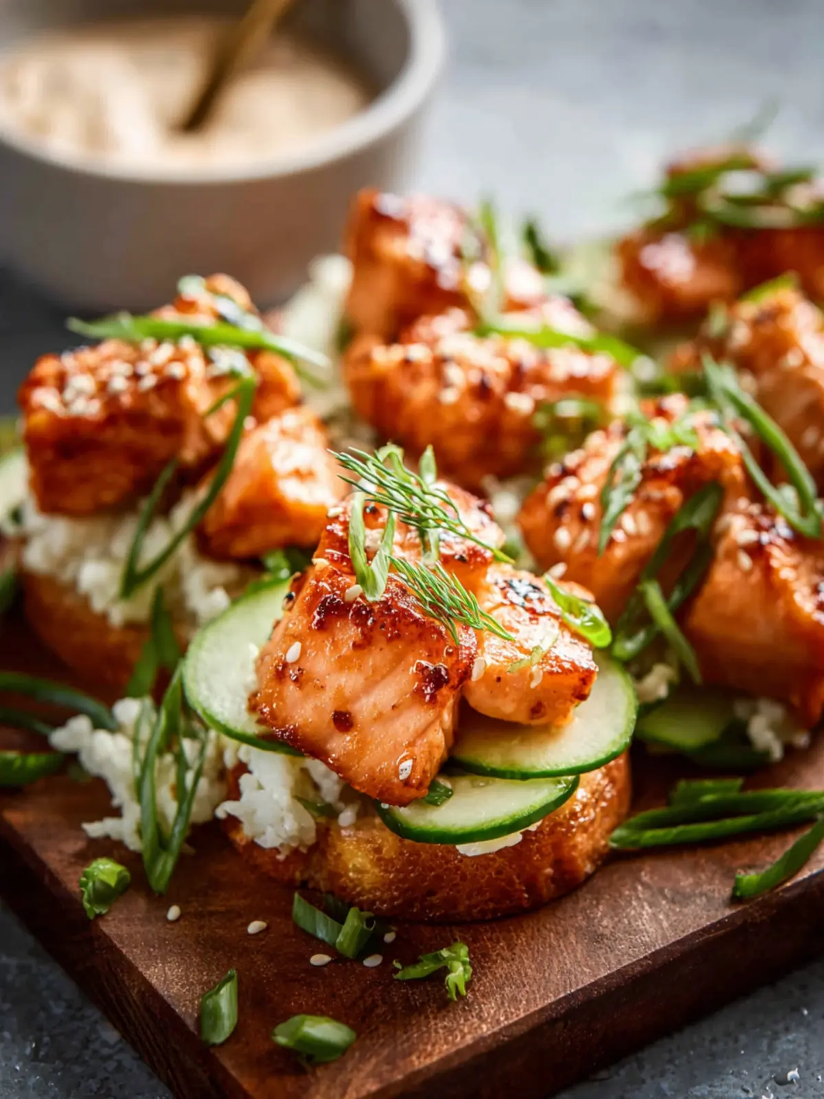 Air Fryer Salmon Bites First Image