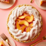 Creamy Peach Pie First Image