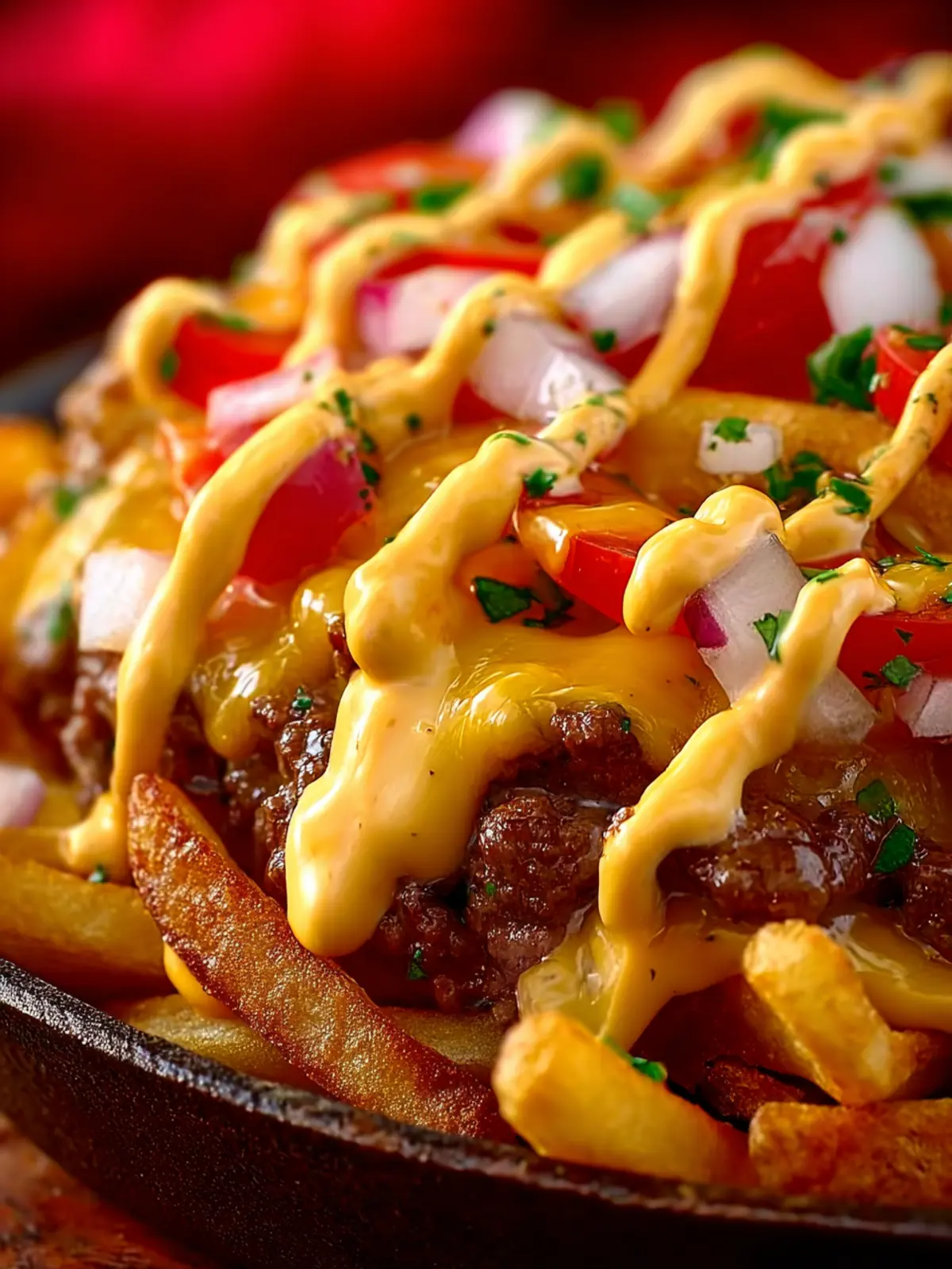 Crock Pot Cheeseburger French Fries with Special Sauce First Image