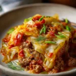 Low Carb Unstuffed Cabbage Casserole Recipe First Image