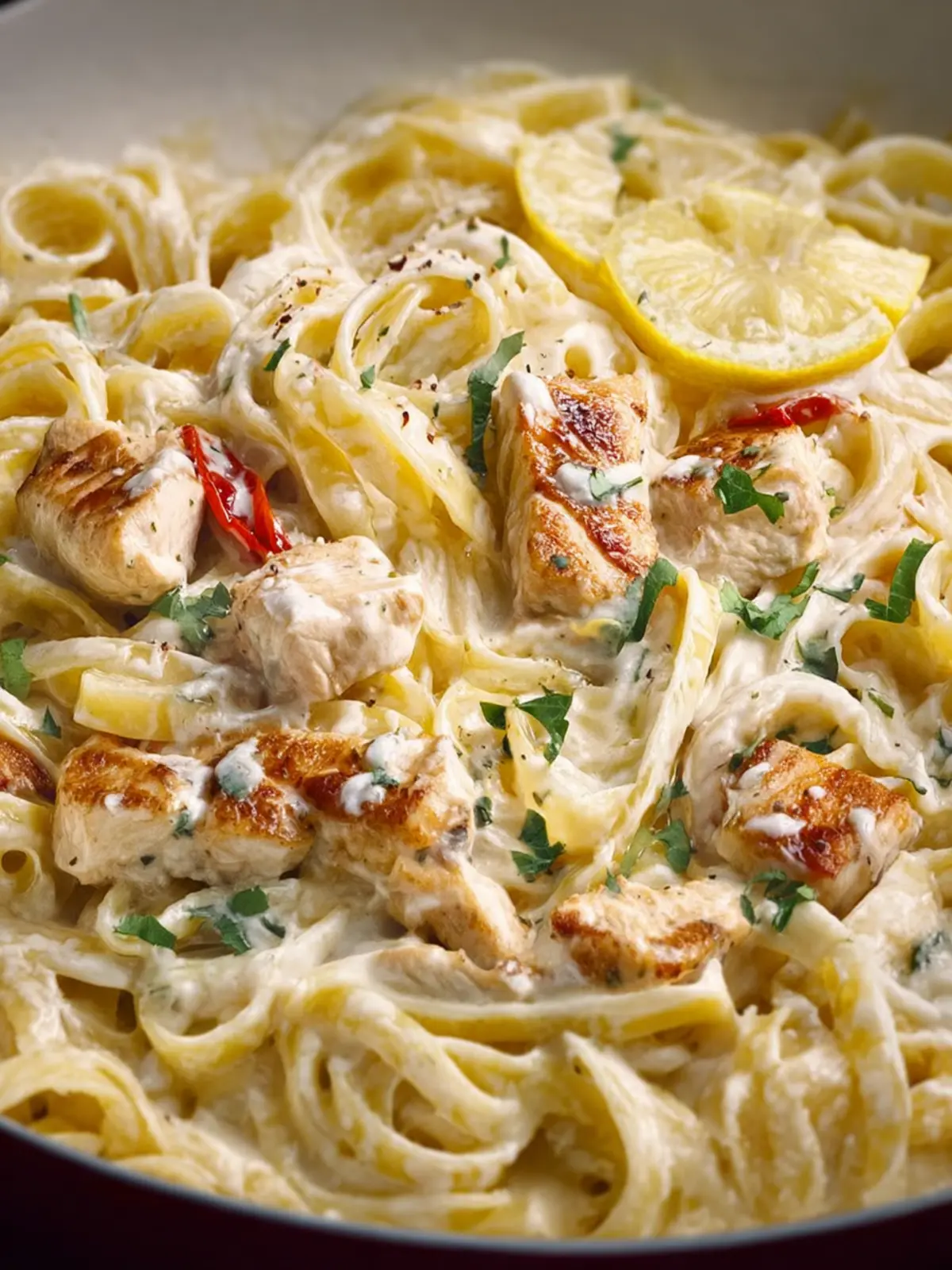 Homemade Chicken Alfredo First Image