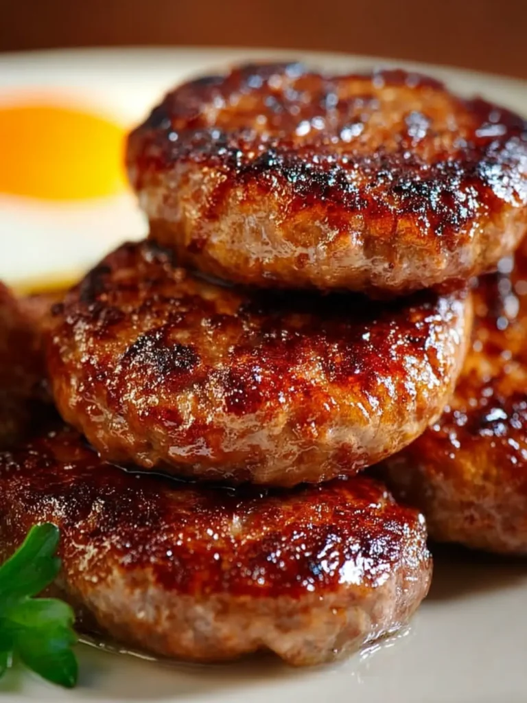 Air Fryer Sausage Patties First Image