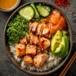 Baked Salmon Sushi Bowl First Image