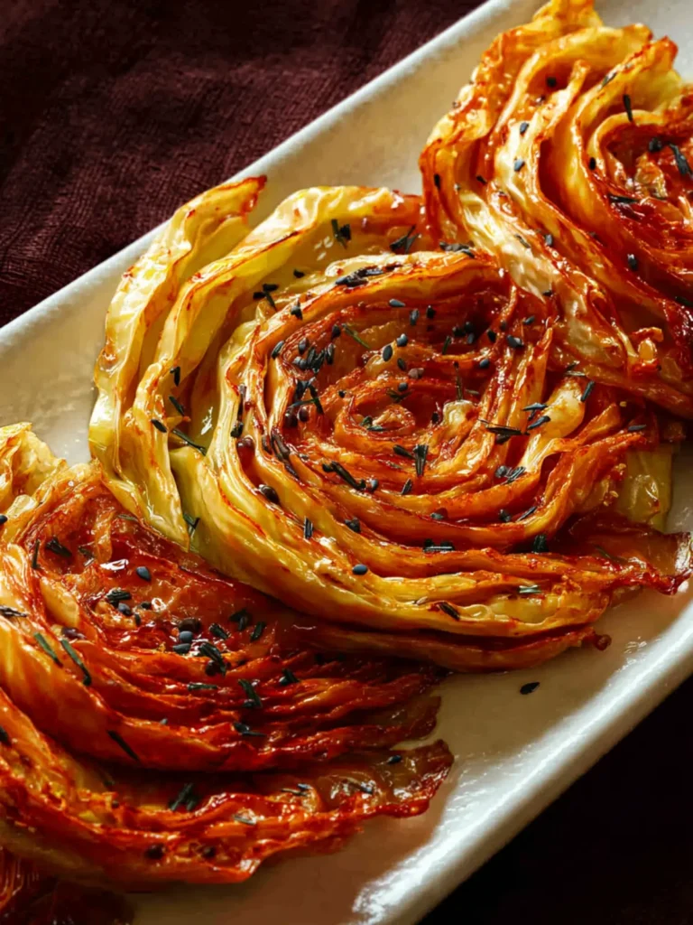 Baked Spicy Cabbage First Image