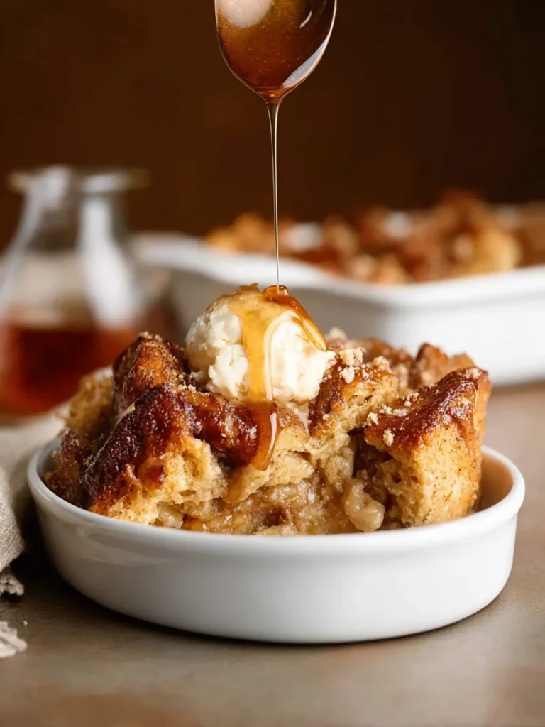 Brown Sugar and Maple Bread Pudding First Image