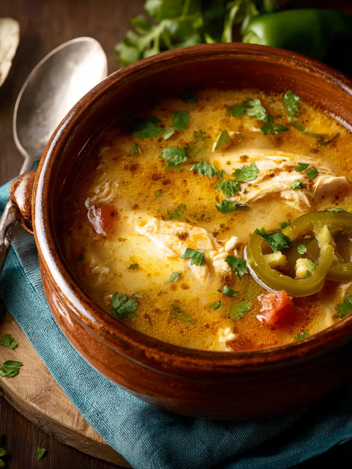 Chile Relleno Soup with Chicken First Image