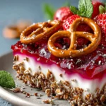 Irresistible Pretzel Salad: A Sweet & Salty Delight First Image