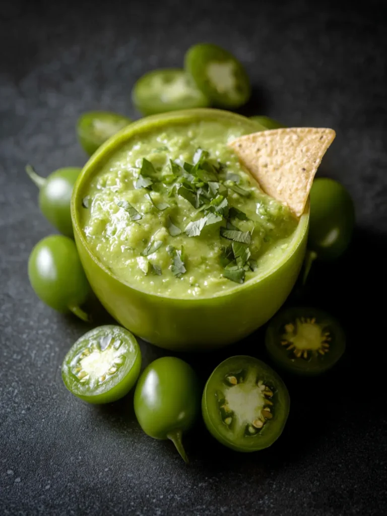 3-Step Tomatillo-Avocado Salsa Verde First Image