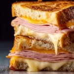 Air Fryer Grilled Ham and Cheese First Image