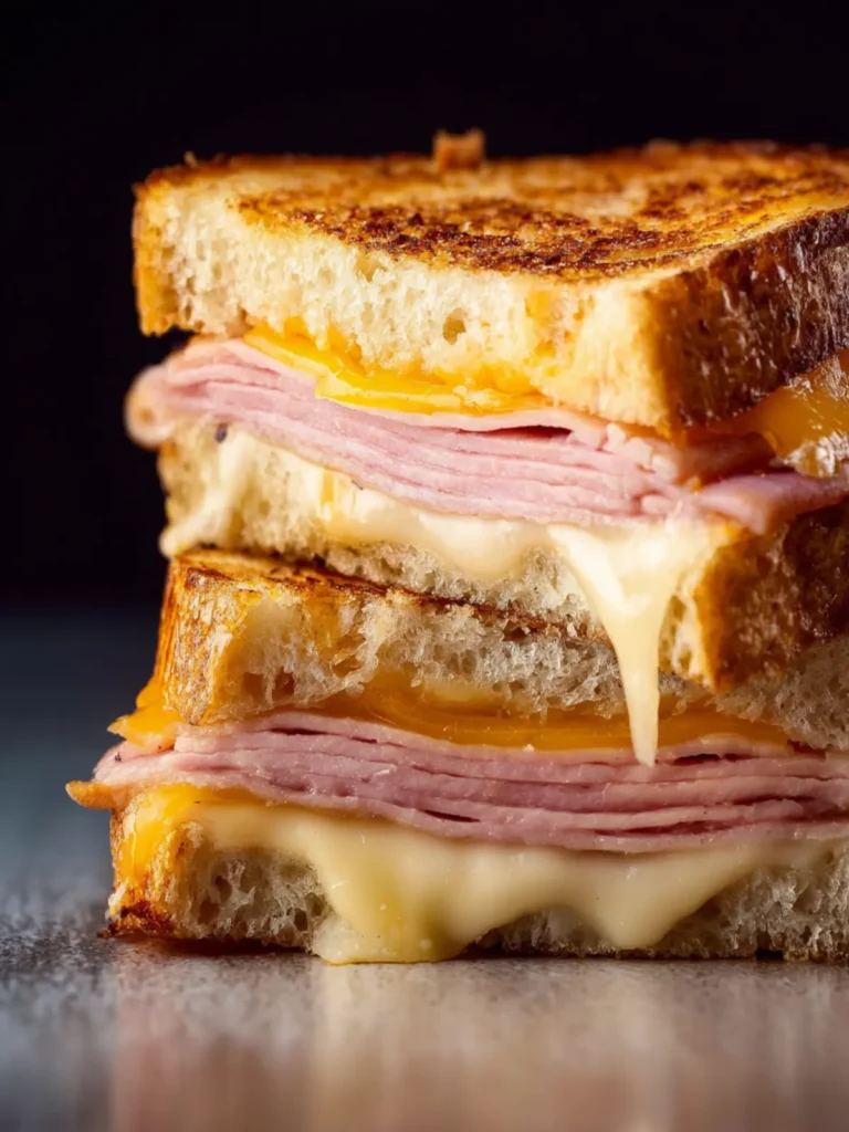 Air Fryer Grilled Ham and Cheese First Image