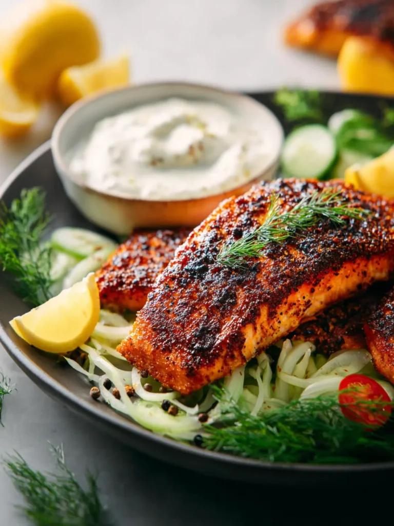 Blackened Salmon Recipe First Image