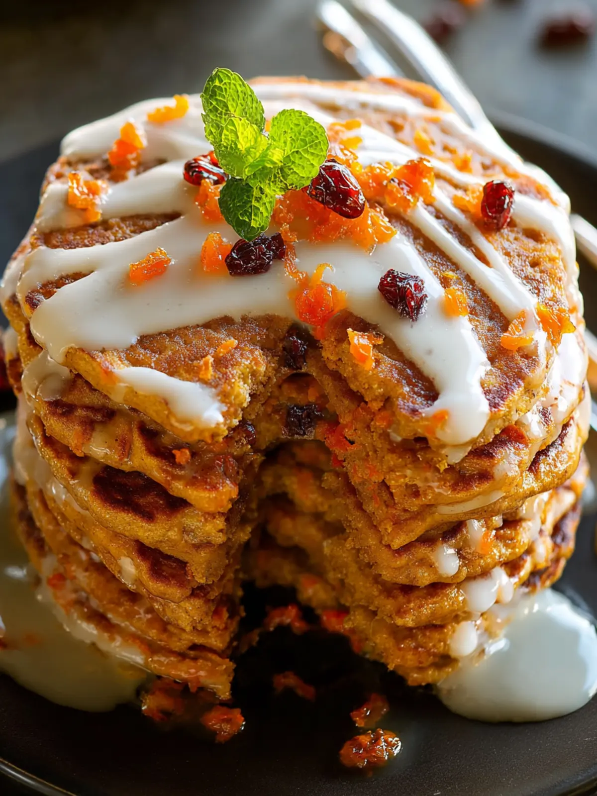 Carrot Protein Pancakes First Image