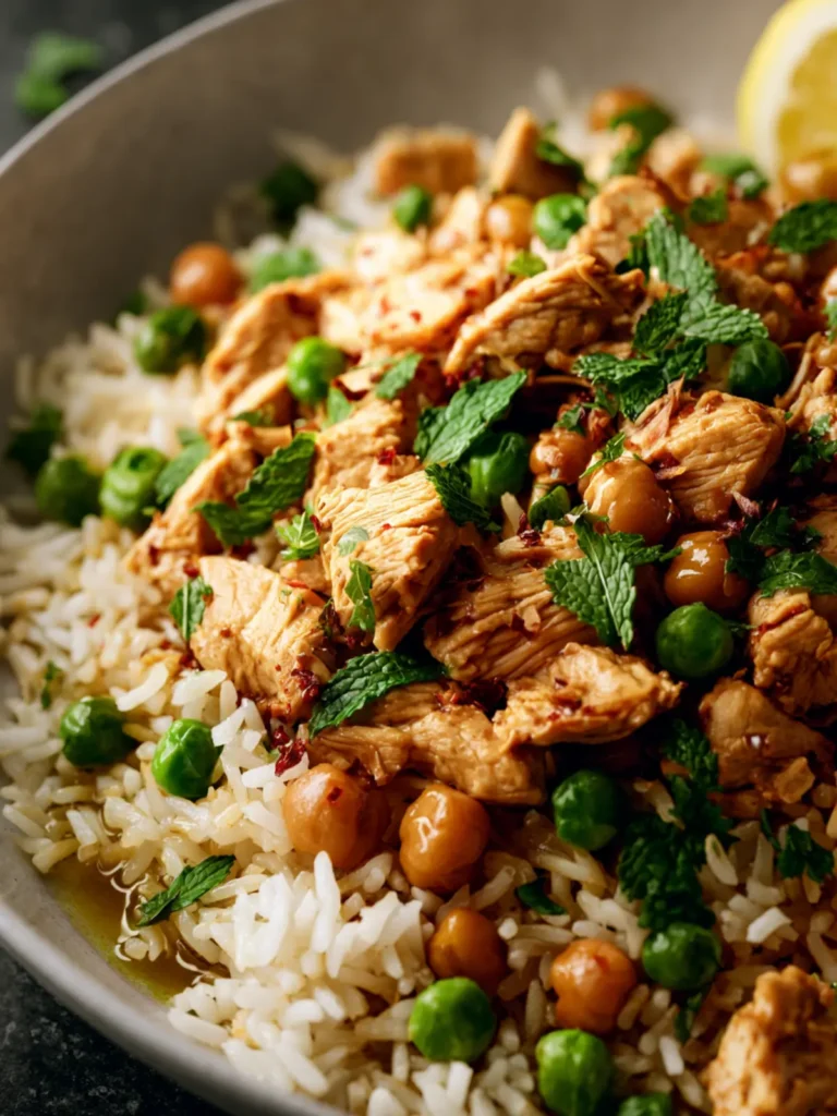 Chicken Peas And Rice Recipe First Image