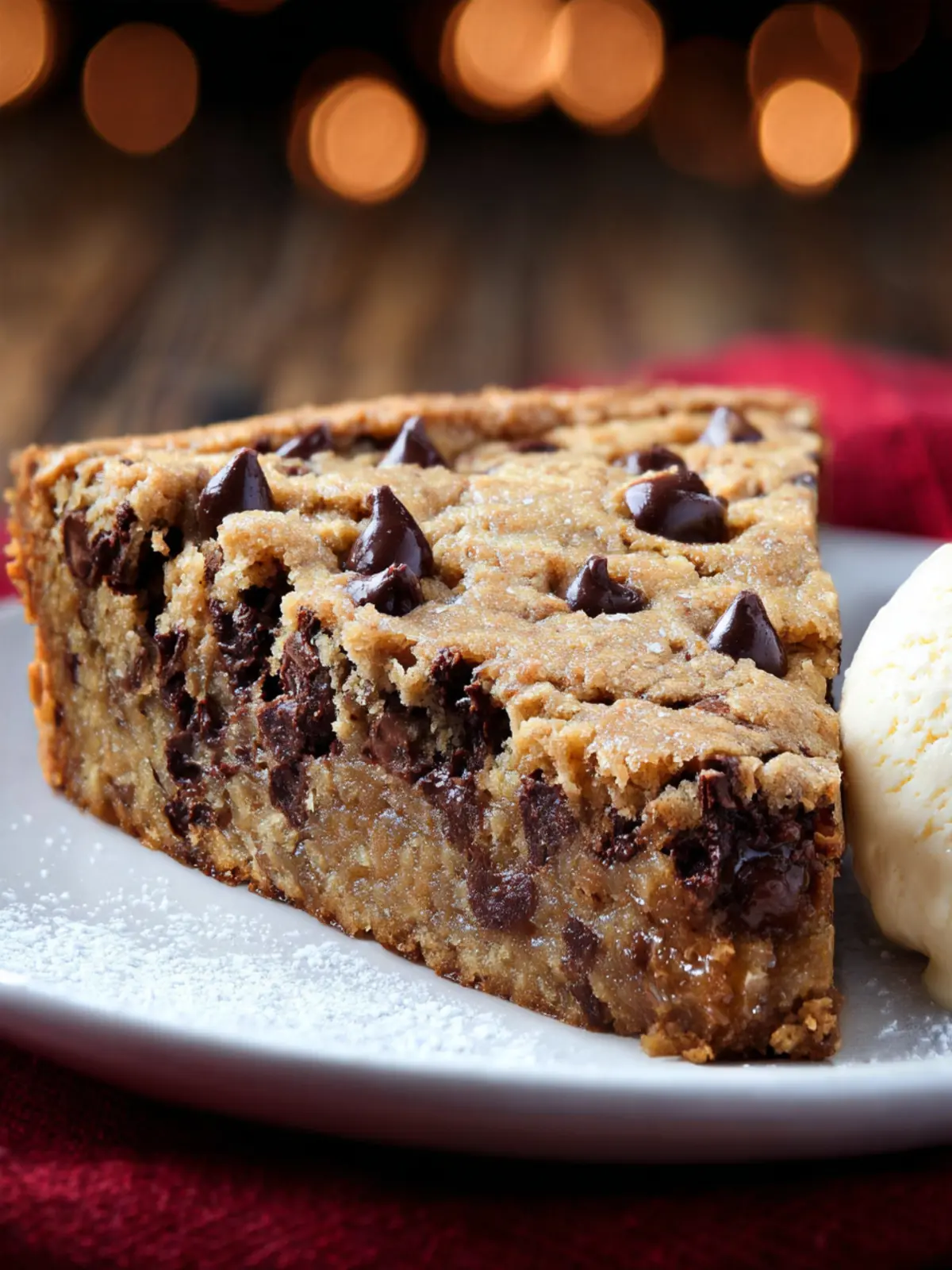 Chocolate Chip Cookie Pie First Image