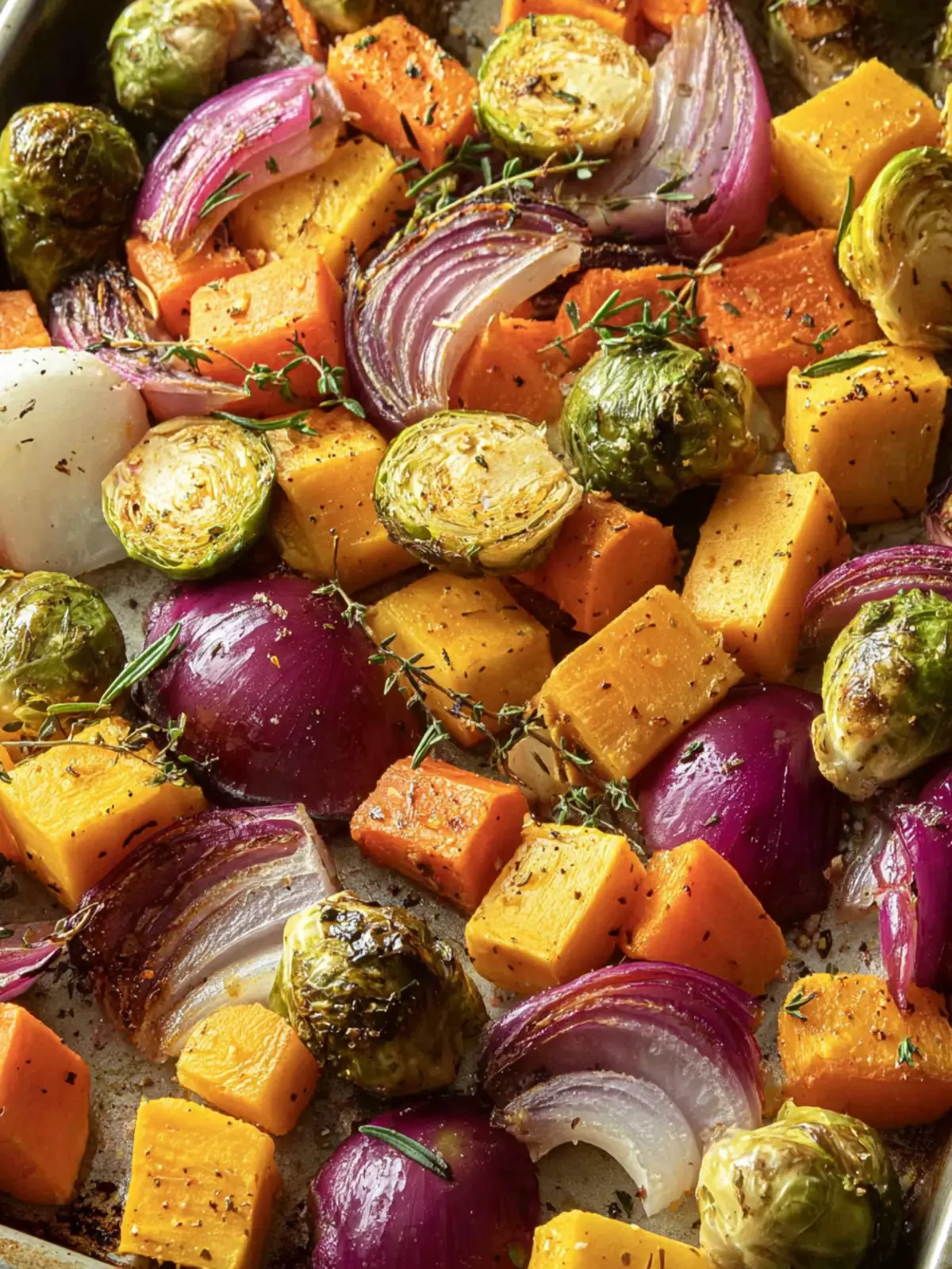 Easy Fall Roasted Vegetables: Cozy Thyme & Rosemary Bliss
