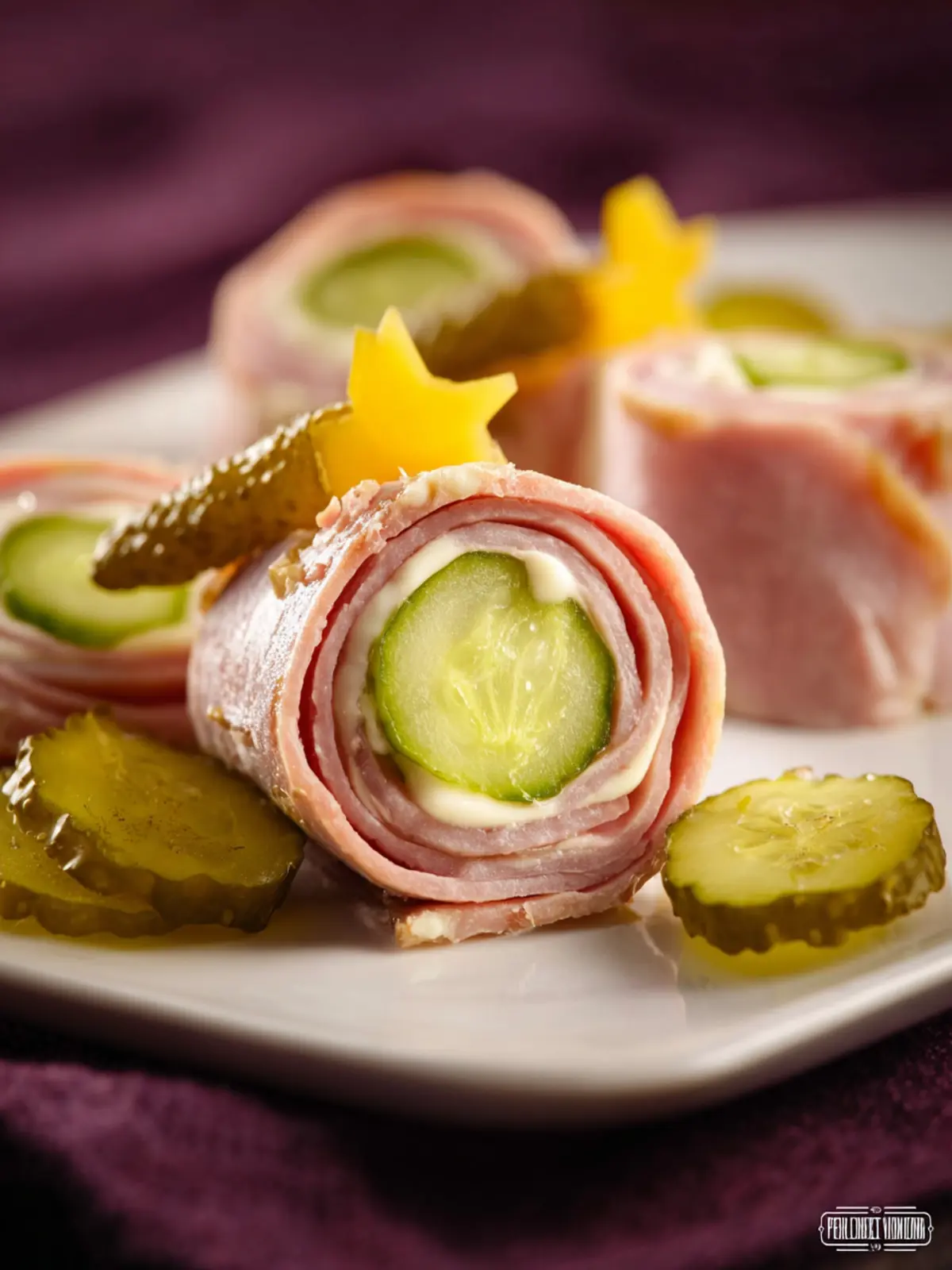 Easy Ham and Pickle Roll Ups First Image