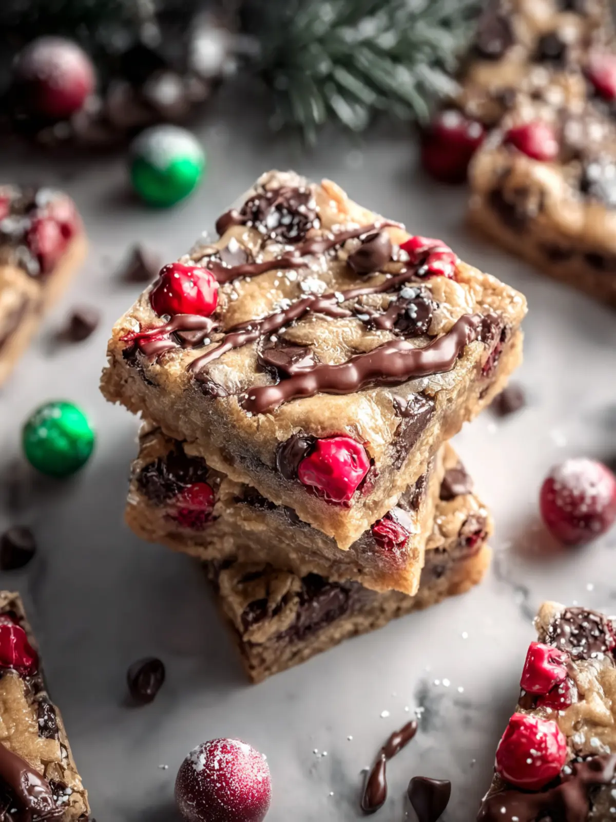 Irresistible Christmas Blondies Recipe for Festive Cheer First Image