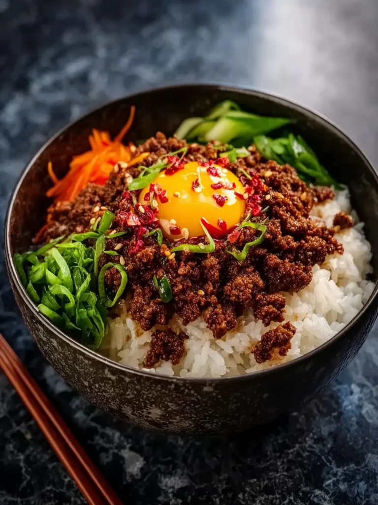 Korean Ground Beef Bowl First Image