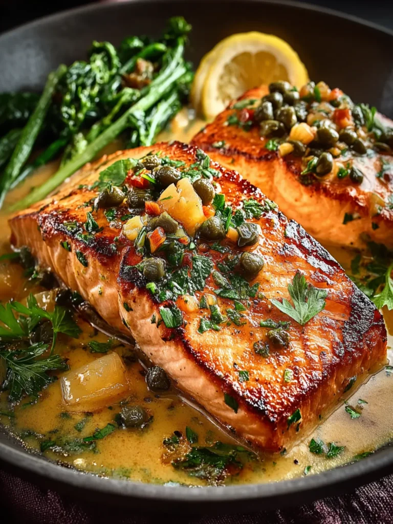 Salmon Piccata First Image