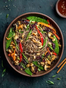 Sesame Soba Noodle Salad First Image