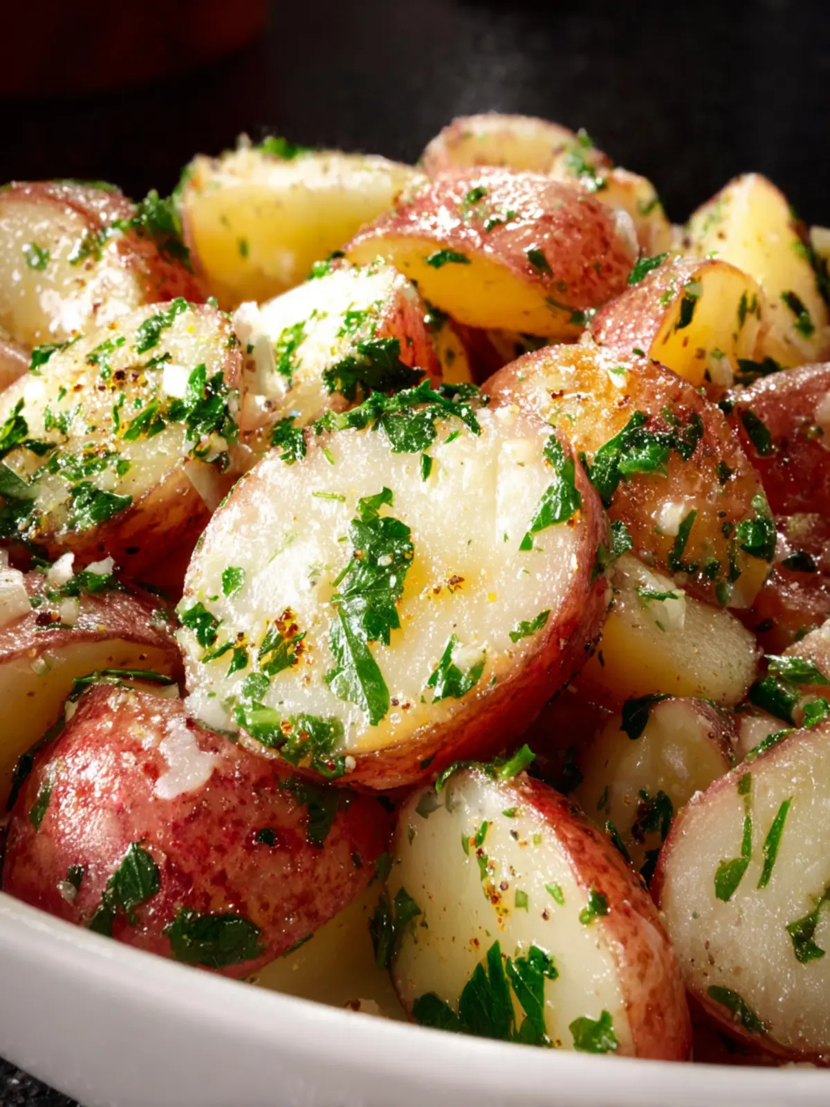 Stovetop Lemon Butter Parsley Potatoes First Image