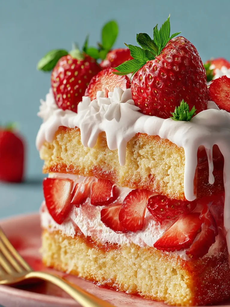 Strawberry Pound Cake First Image