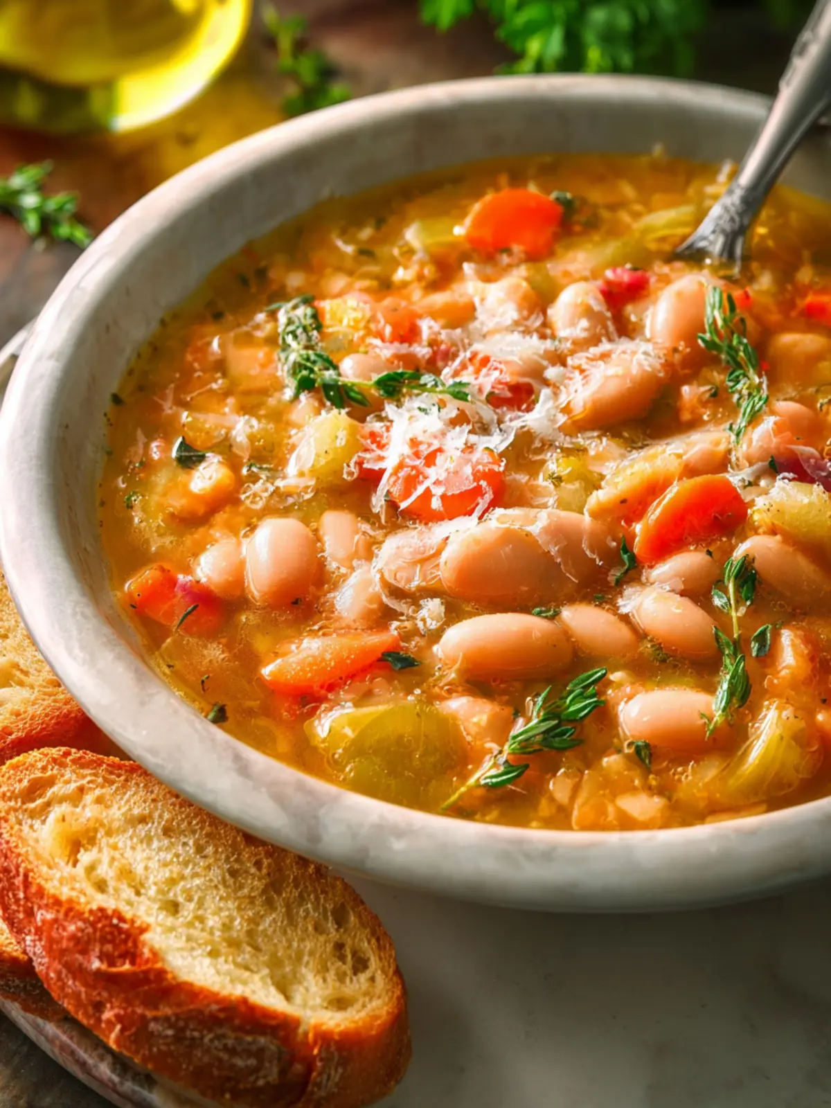 Tuscan White Bean Soup First Image