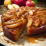 apple cinnamon upside down cake First Image