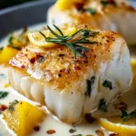 baked cod coconut lemon First Image