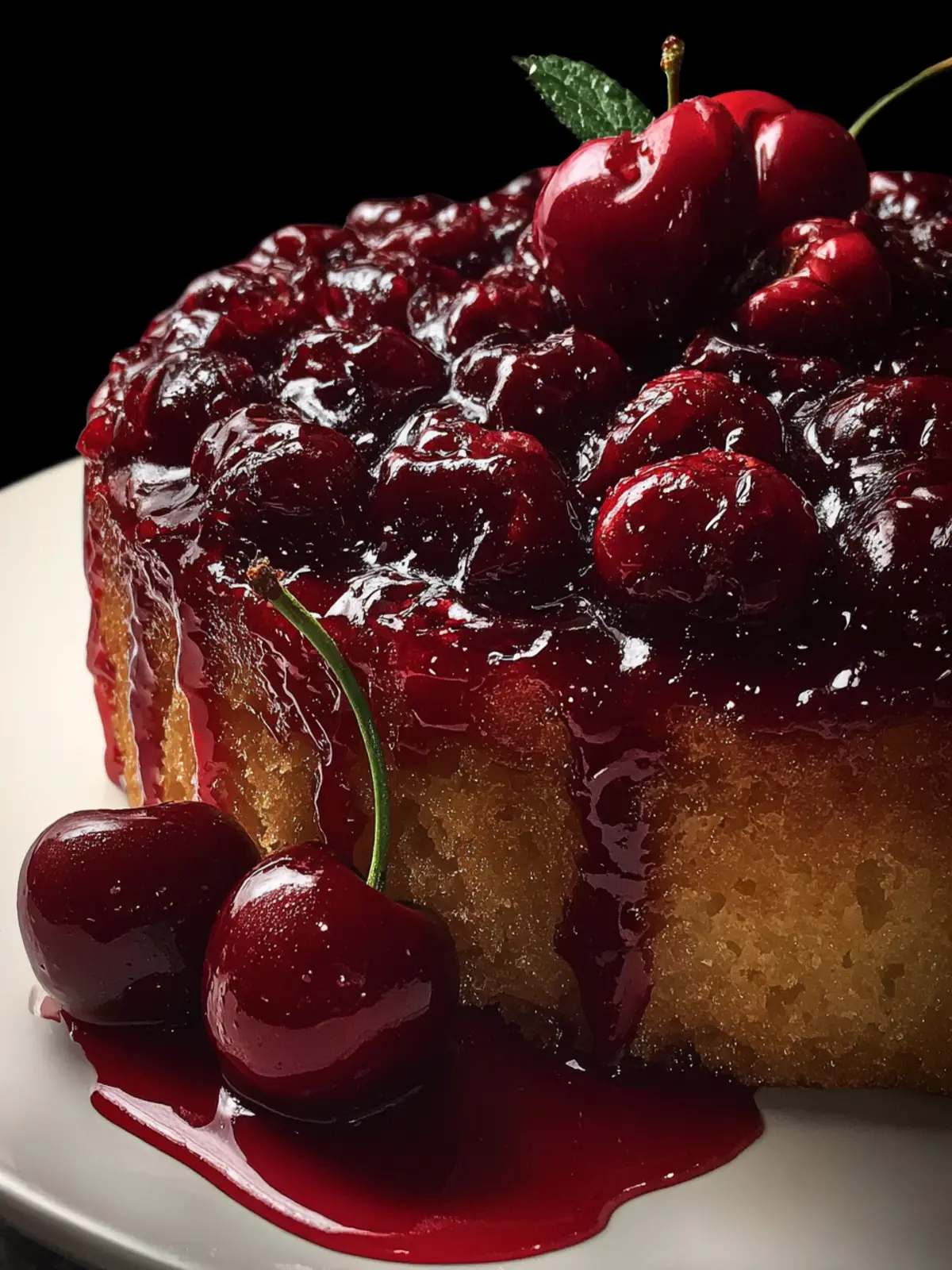 cherry upside down cake First Image