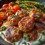 chicken kofta yogurt sauce First Image