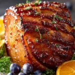 honey glazed ham First Image