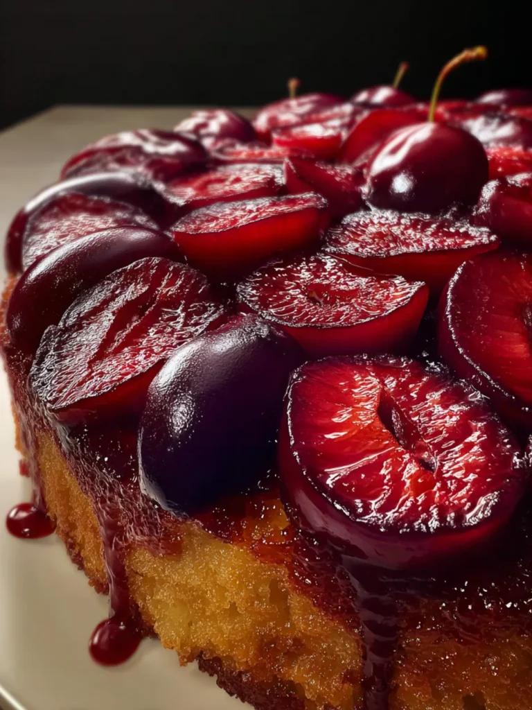 plum upside down cake First Image